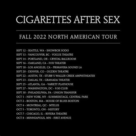 cigarettes after sex tour